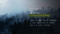 CONFÉRENCE, le 12 décembre à Arlay